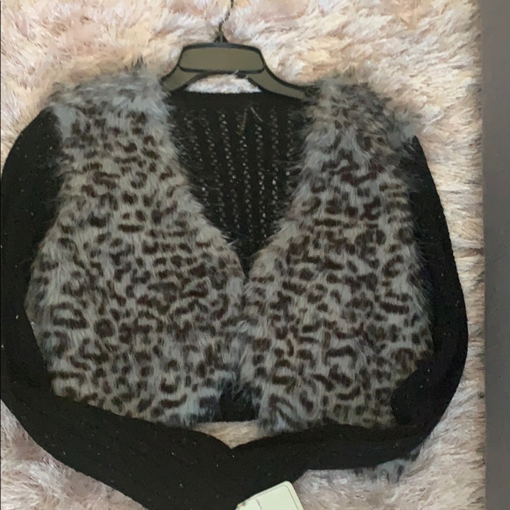 Fur Cardigan